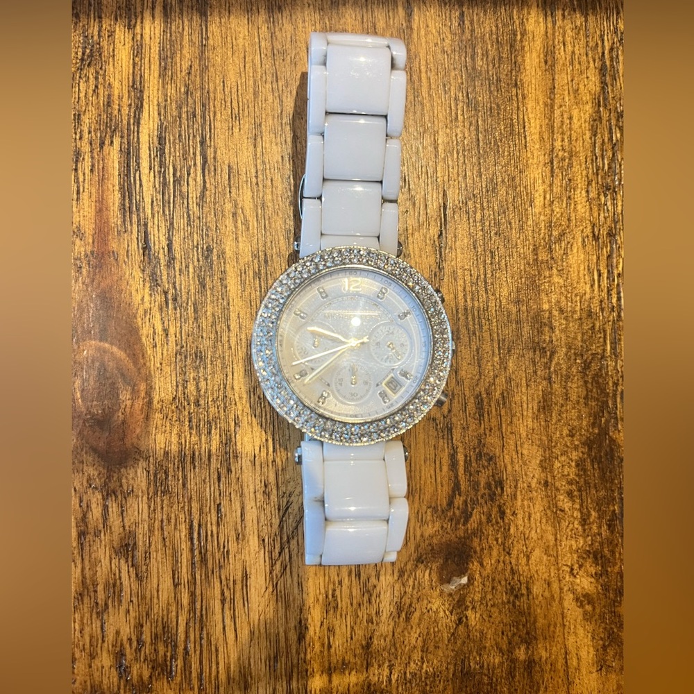 Michael Kohl’s White Runway Watch. Model 5654